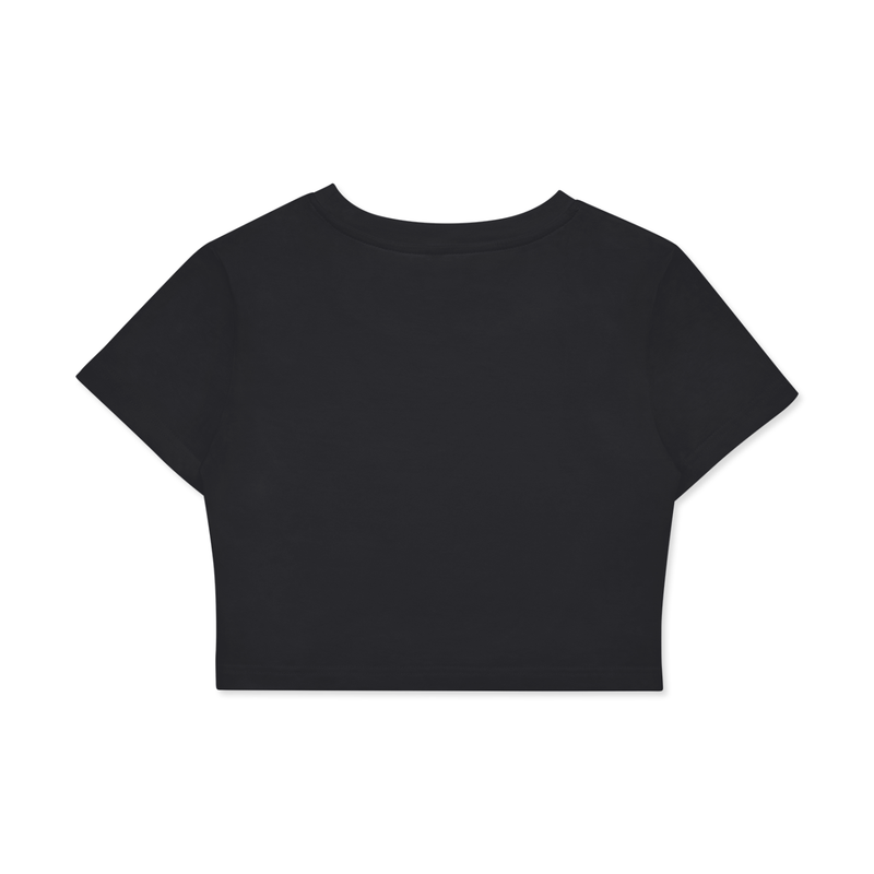 Fitted Crop Tee - Beautifully Black