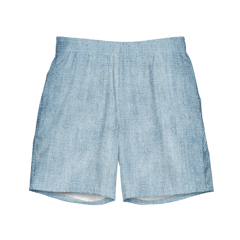 "Denim" Swim Trunks