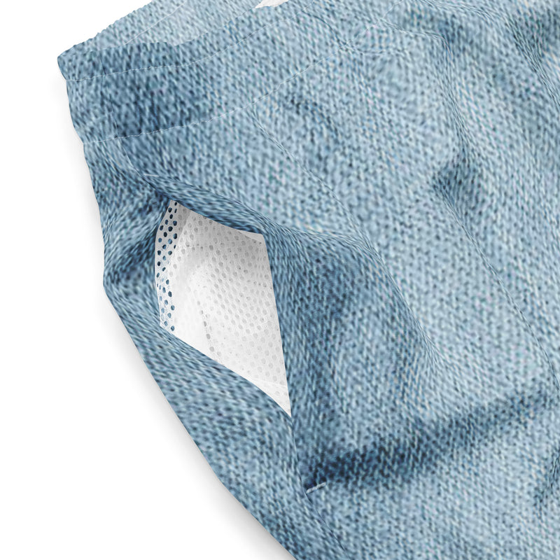 "Denim" Swim Trunks